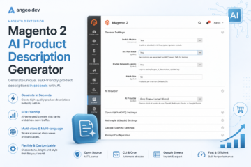 Magento 2 AI product description generator — open source module with Groq, OpenAI, Claude, and Gemini support